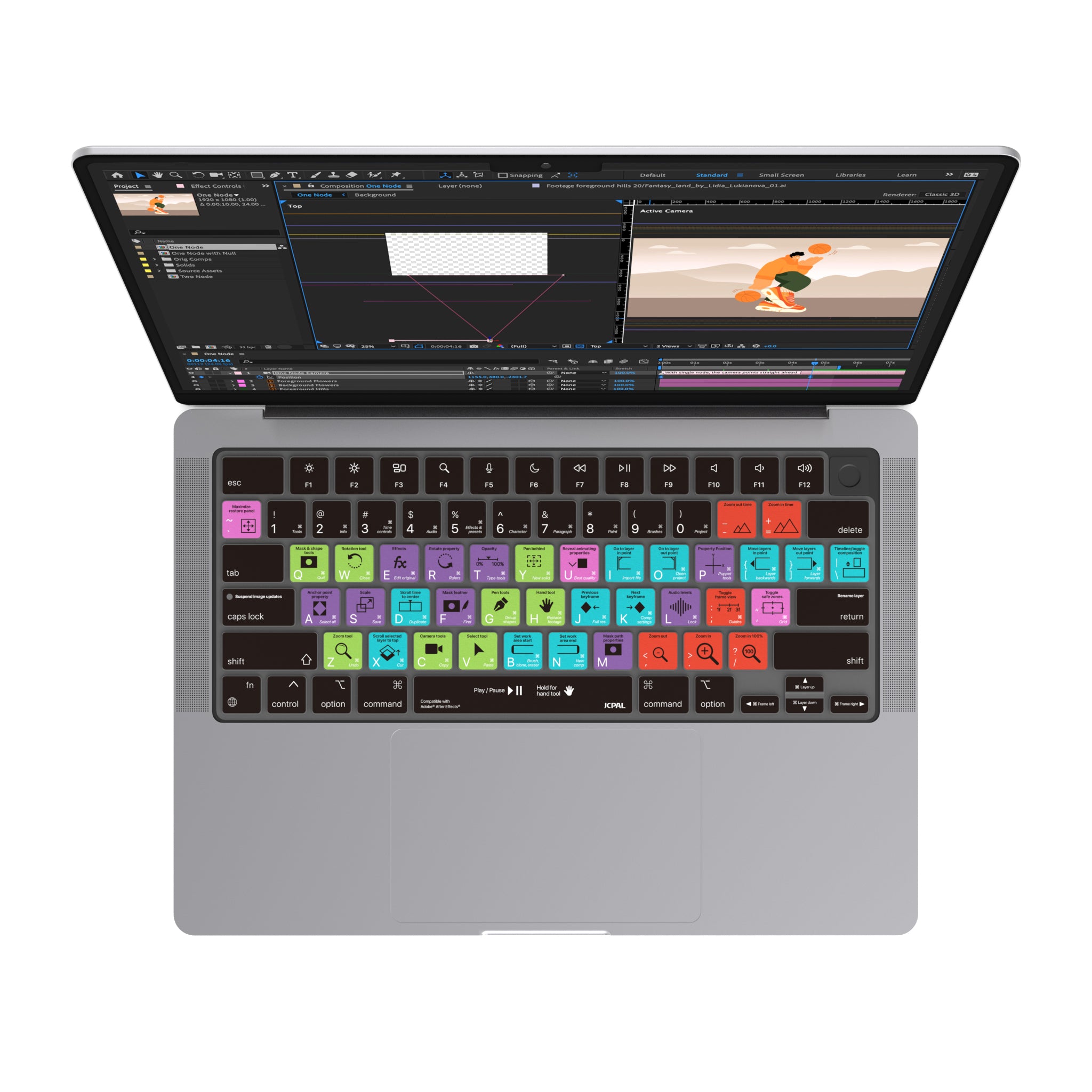 VerSkin Adobe After Effects Shortcut Keyboard Protector