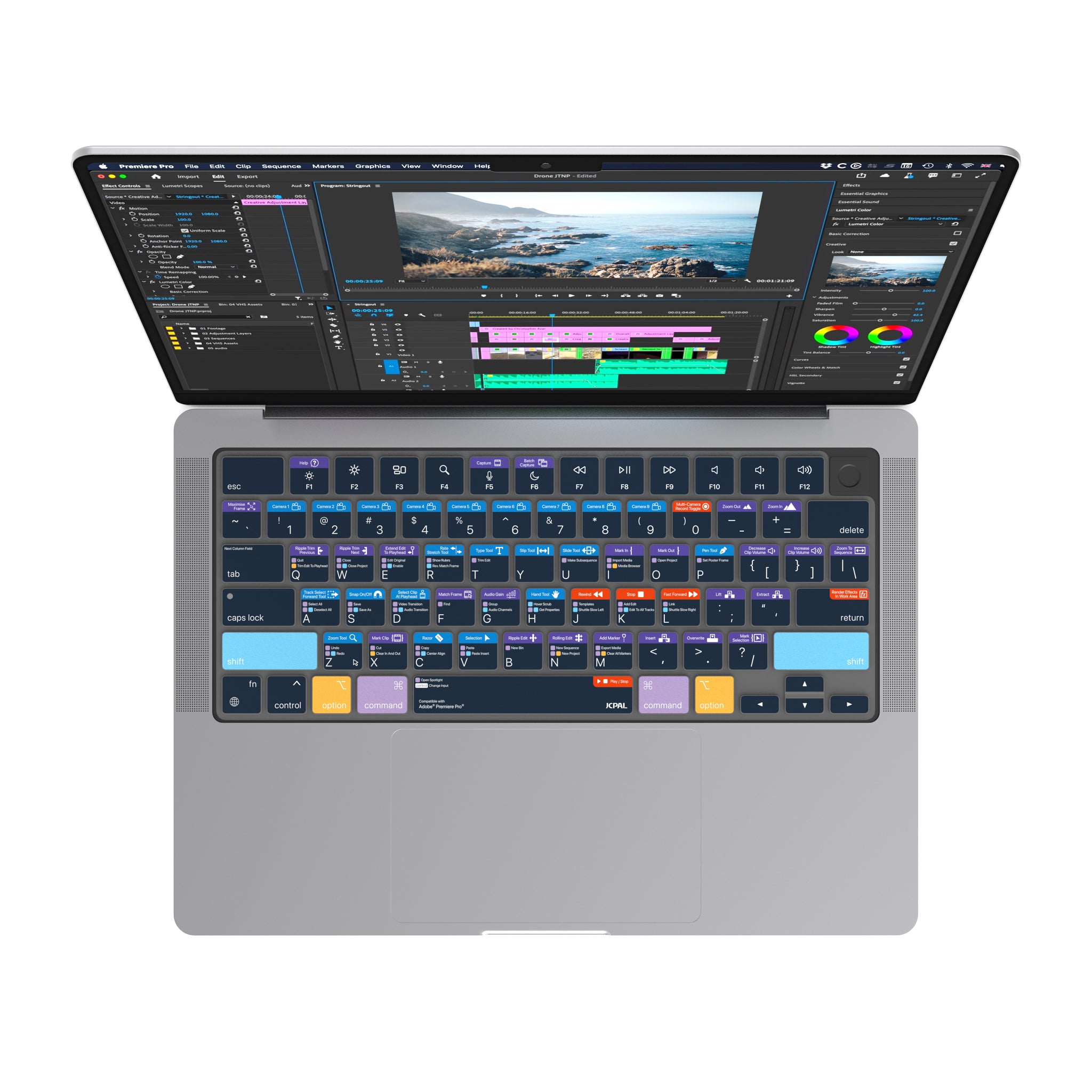 VerSkin Adobe Premiere Pro Shortcut Keyboard Protector