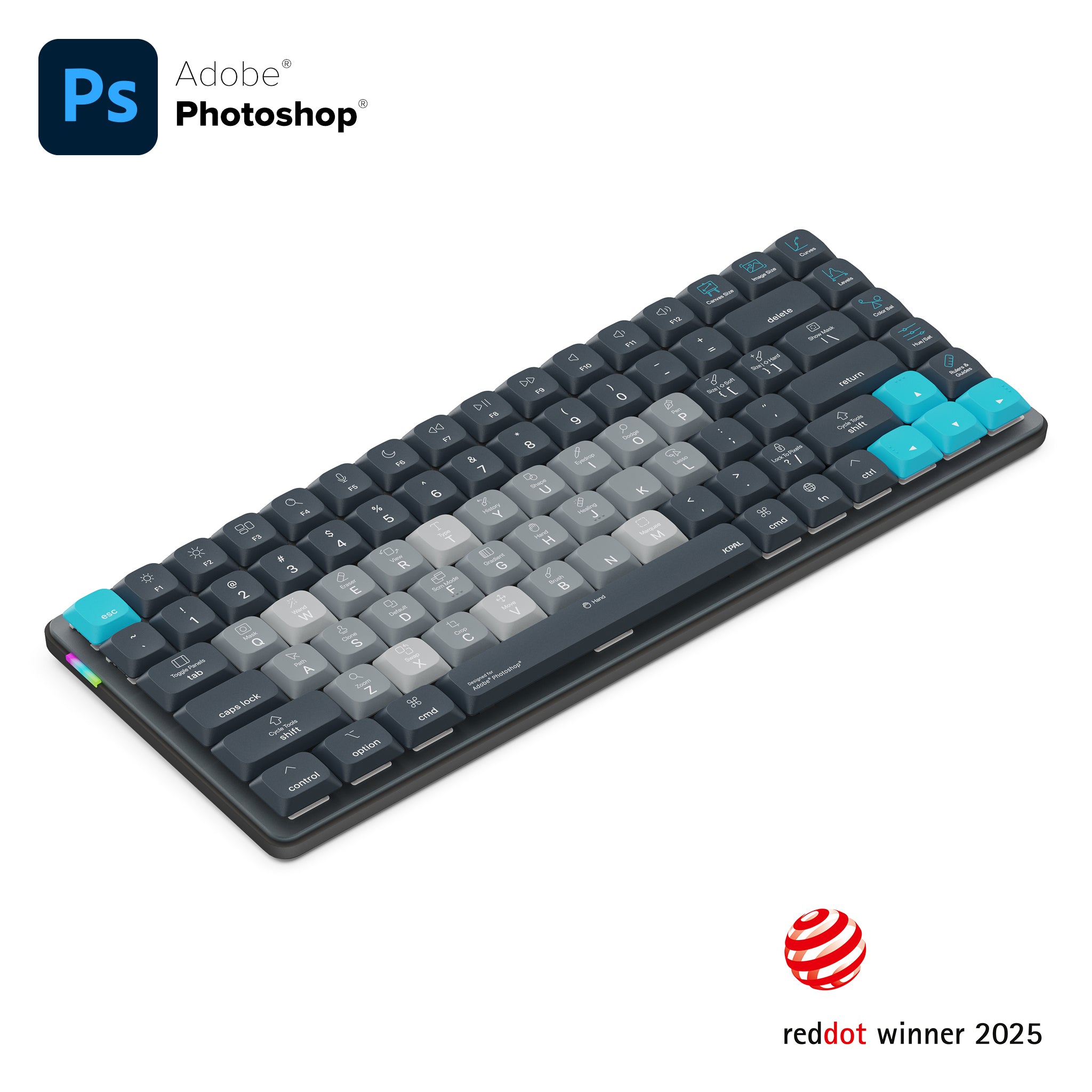 Dash   Adobe Photoshop Wireless Shortcut Keyboard