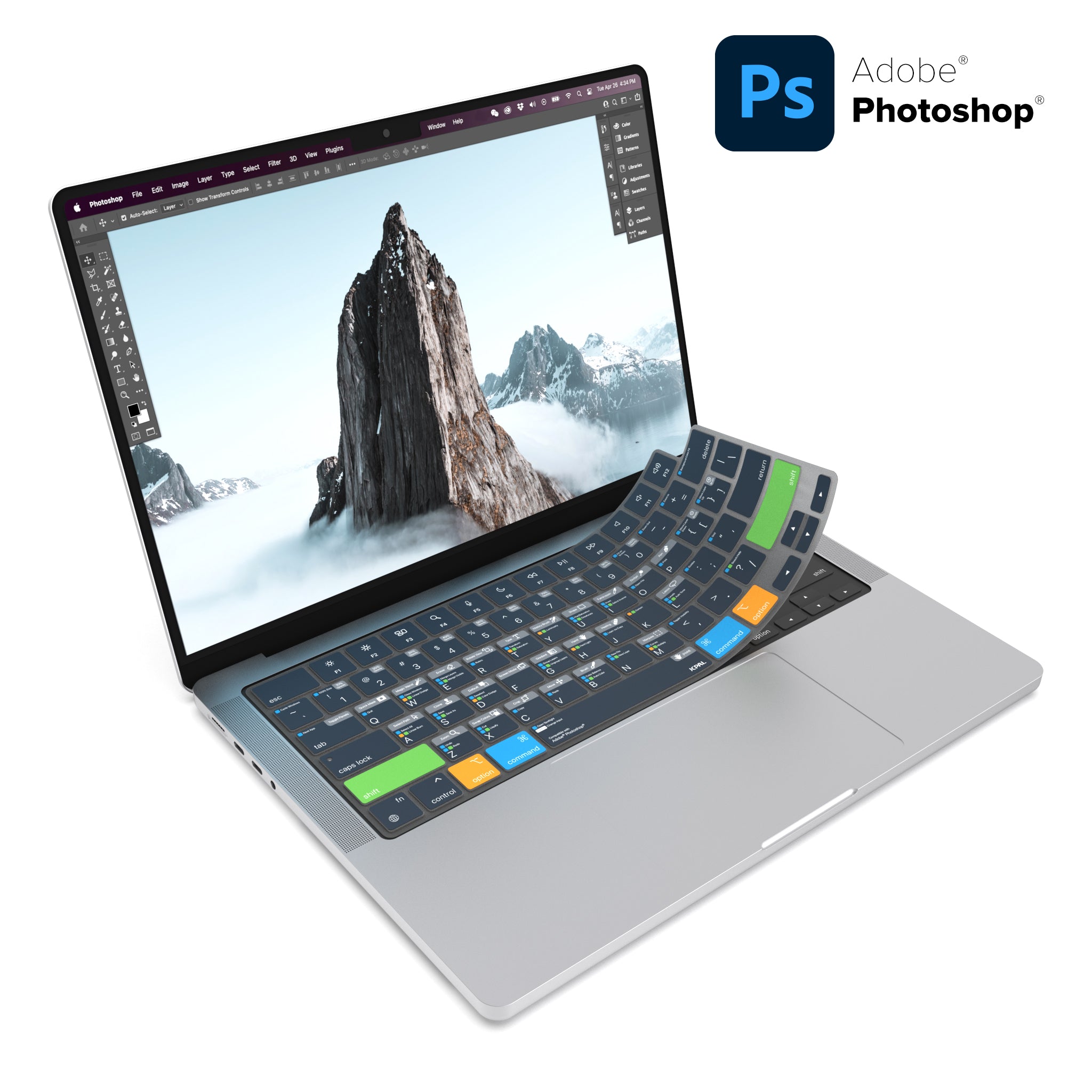 VerSkin   Adobe Photoshop Shortcut Keyboard Protector